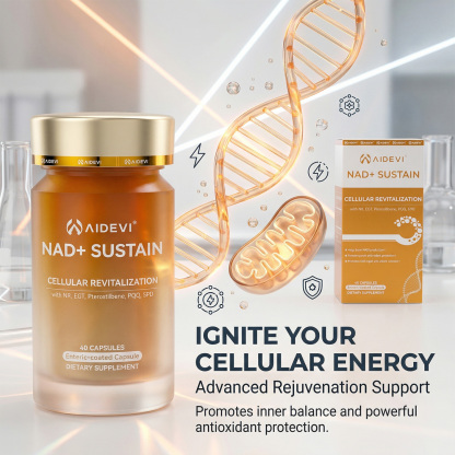 AIDEVI NAD+ SUSTAIN | Science-Backed Cellular Energy & Anti-Aging