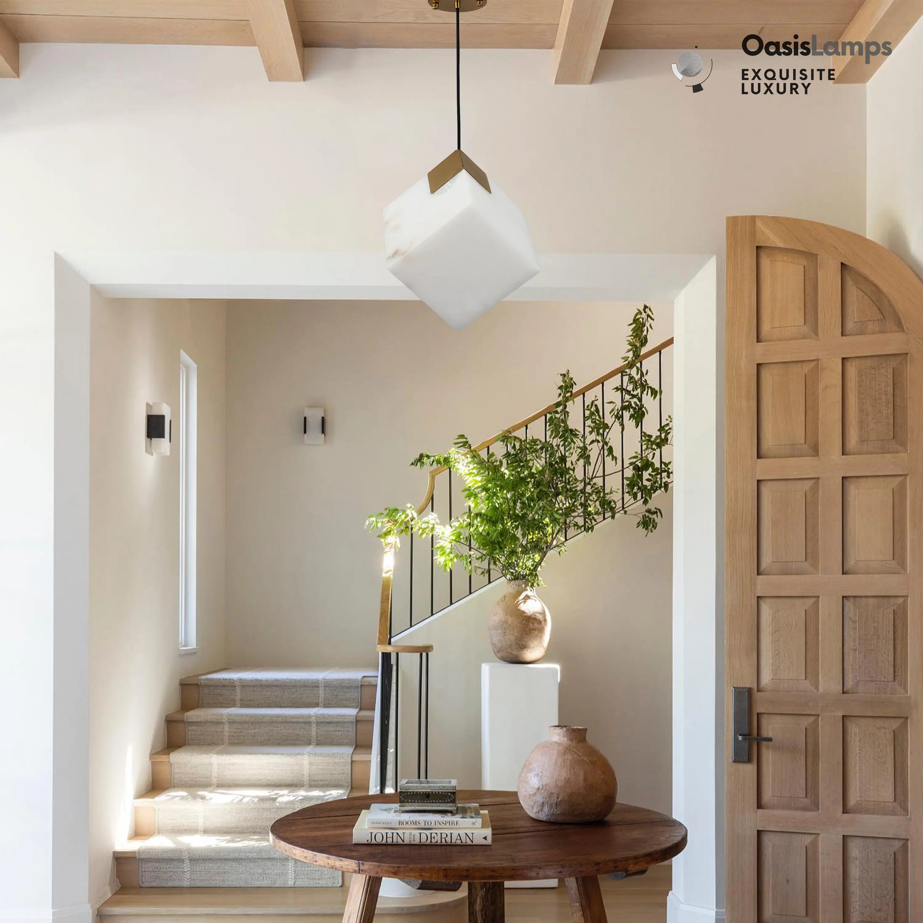 Dave Alabaster Pendant Light