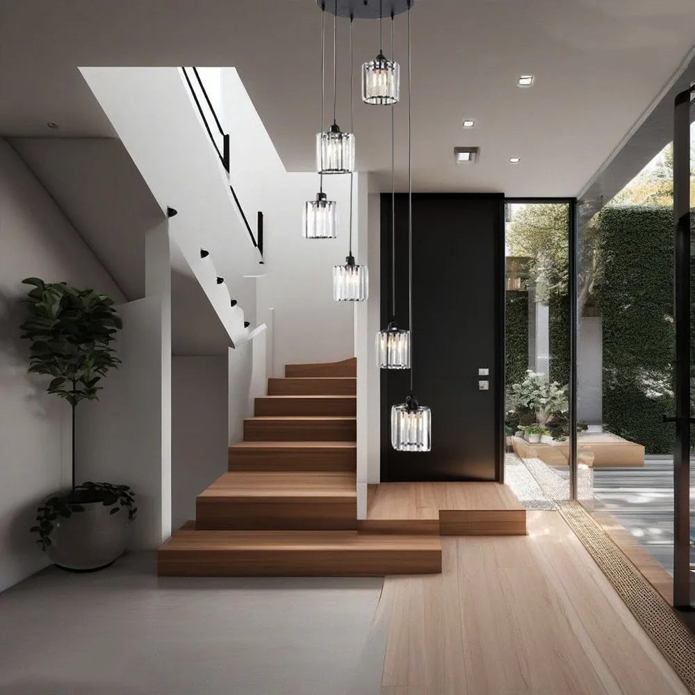 Ava Crystal Drop Chandelier 11.8''D