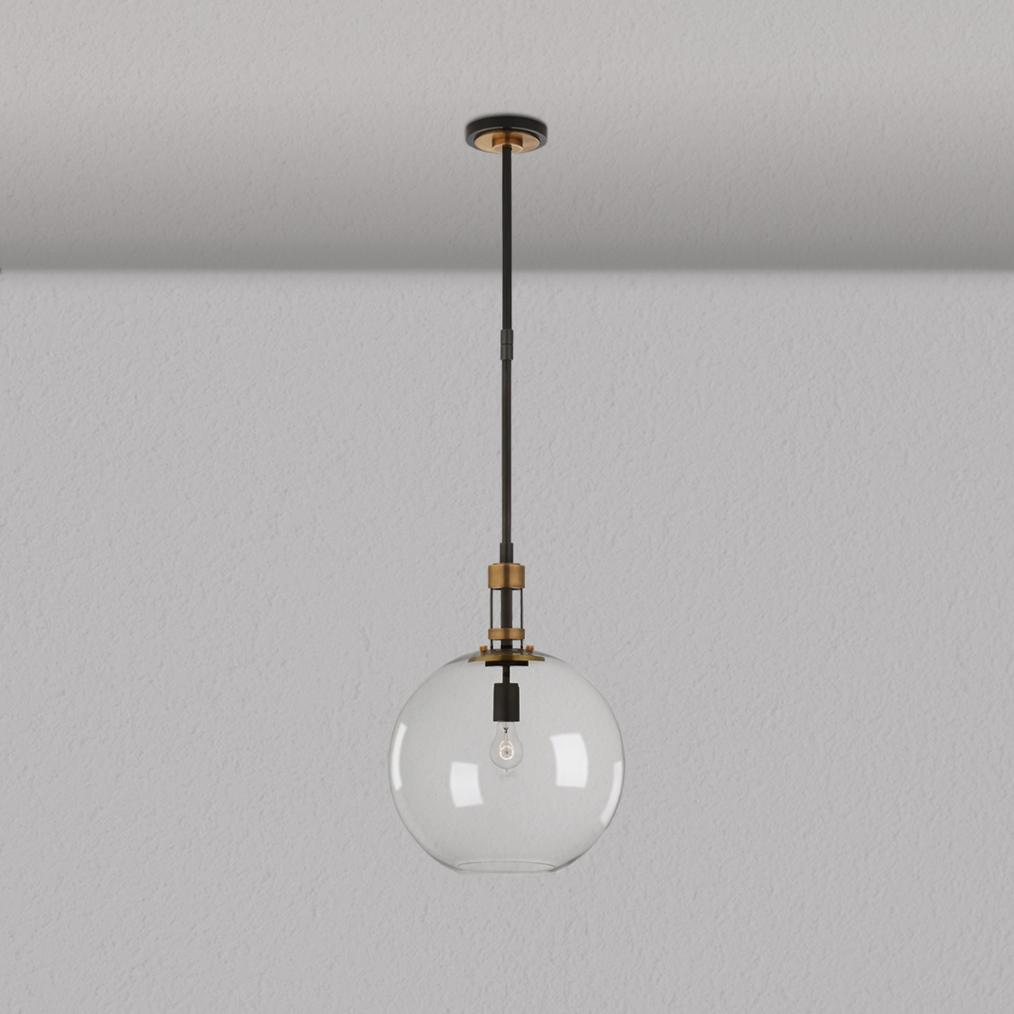 Gable Globe Pendant 16''W