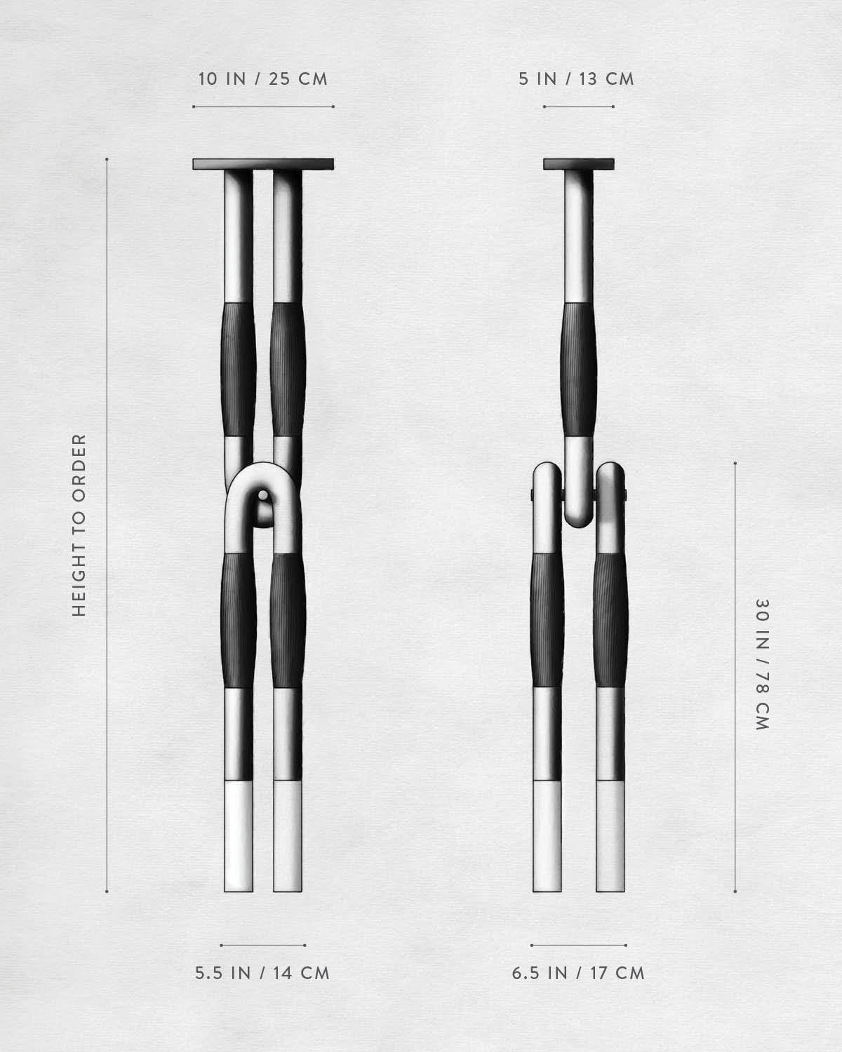 Horsehair Solid Brass Pendant