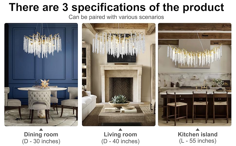 gold chandeliers for living room