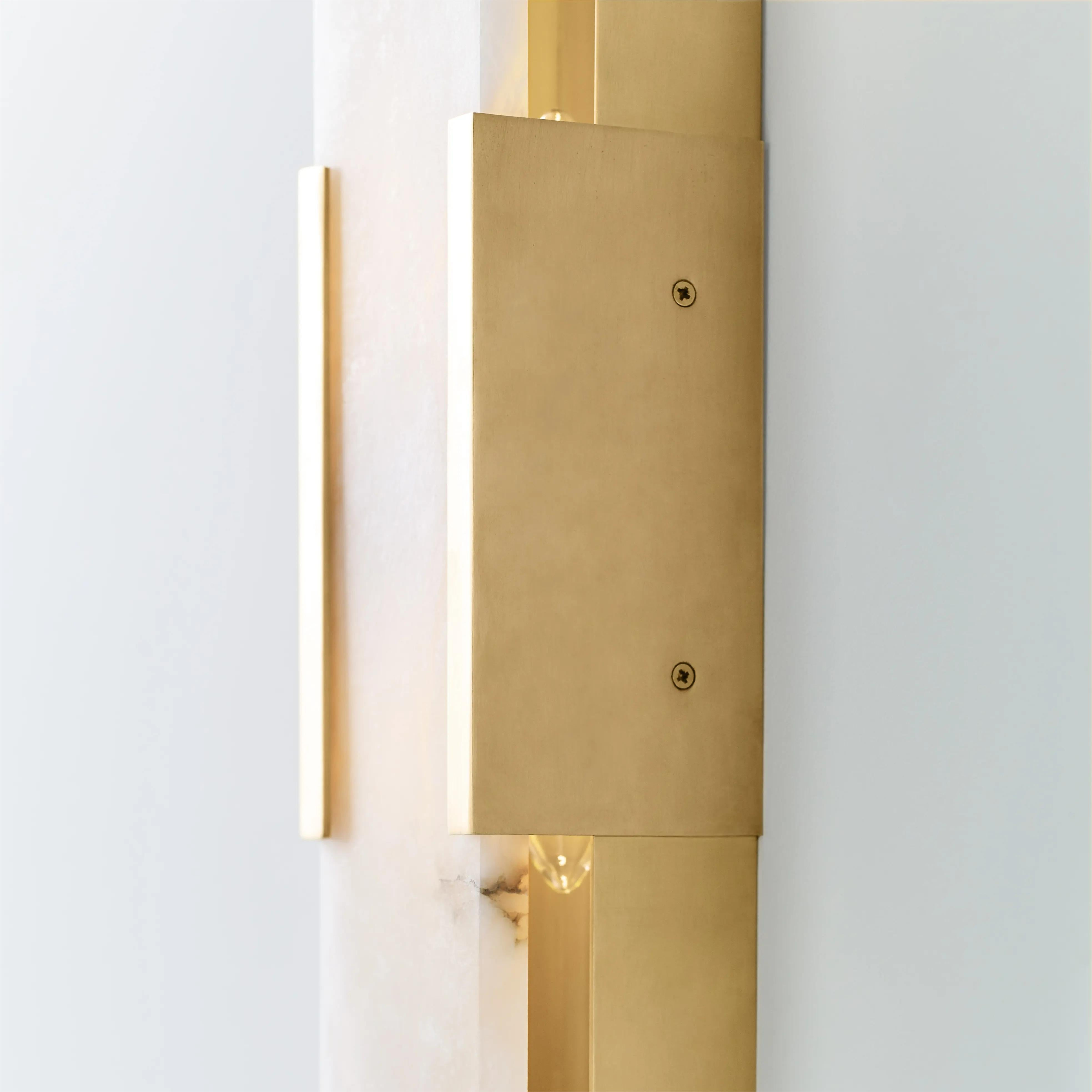 Theseus Alabaster Linear Sconce 10‘’ 20'' 28''H