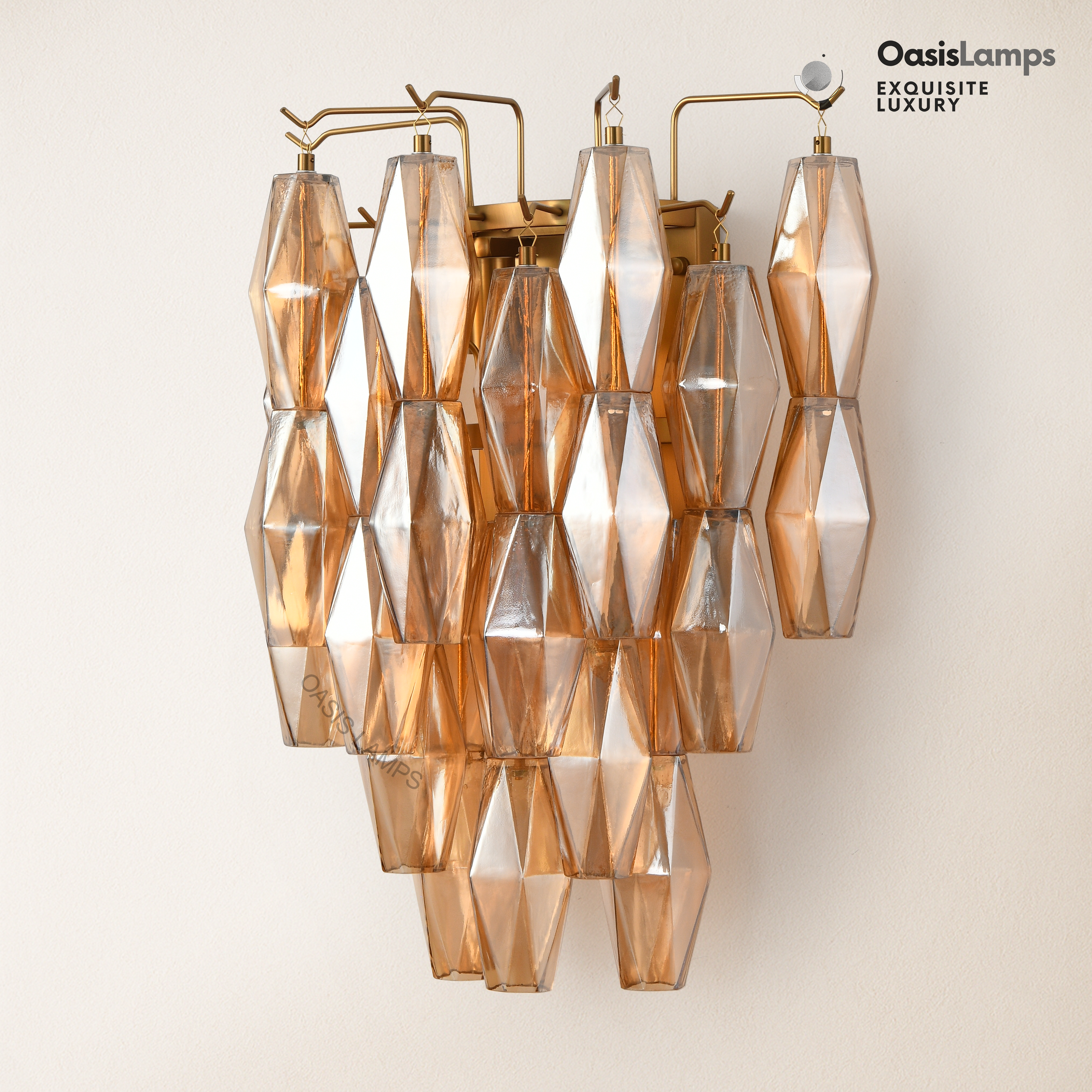 Celestial Drop Wall Sconce 19.6"H#color_brass