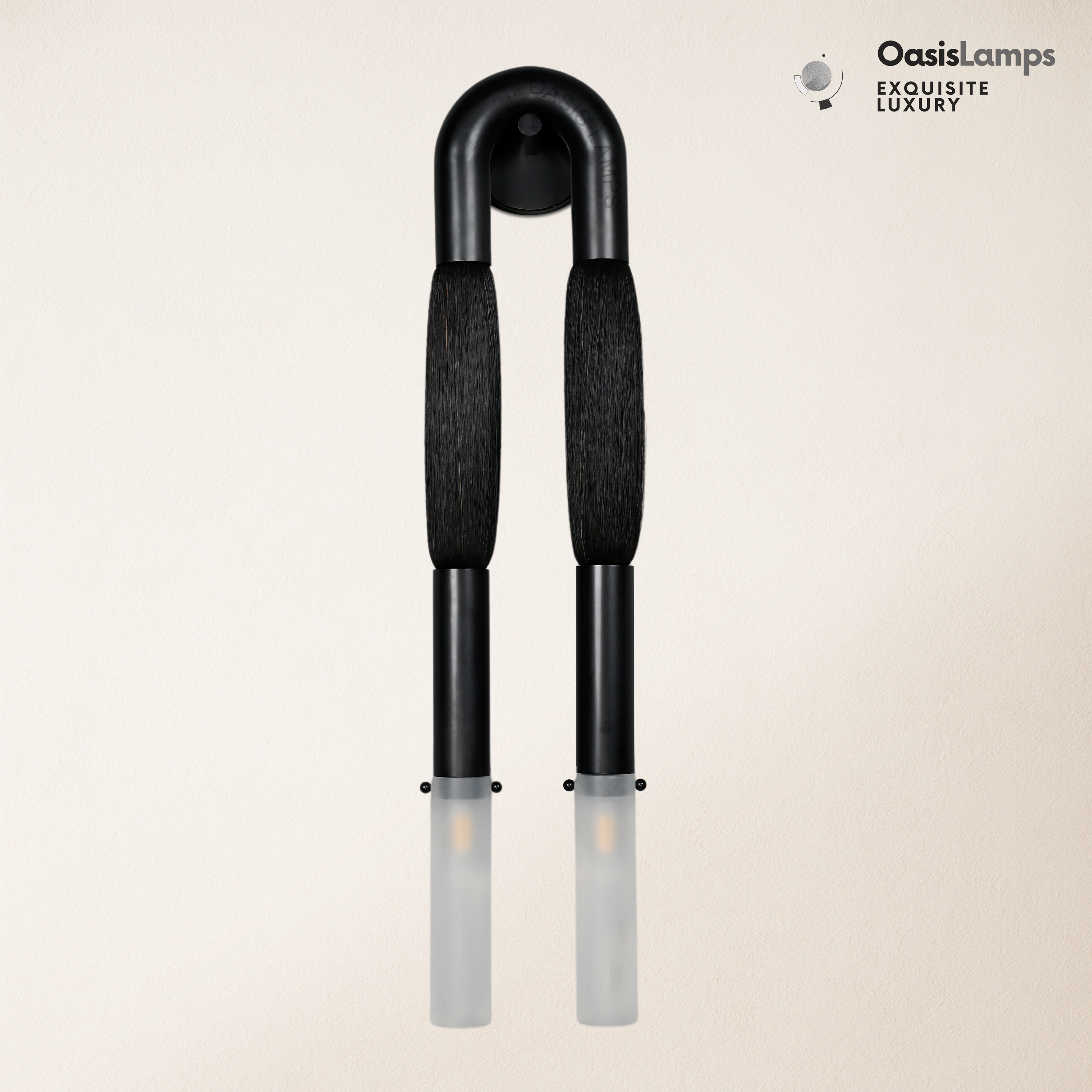 Horsehair Solid Brass Wall Sconce 30''H