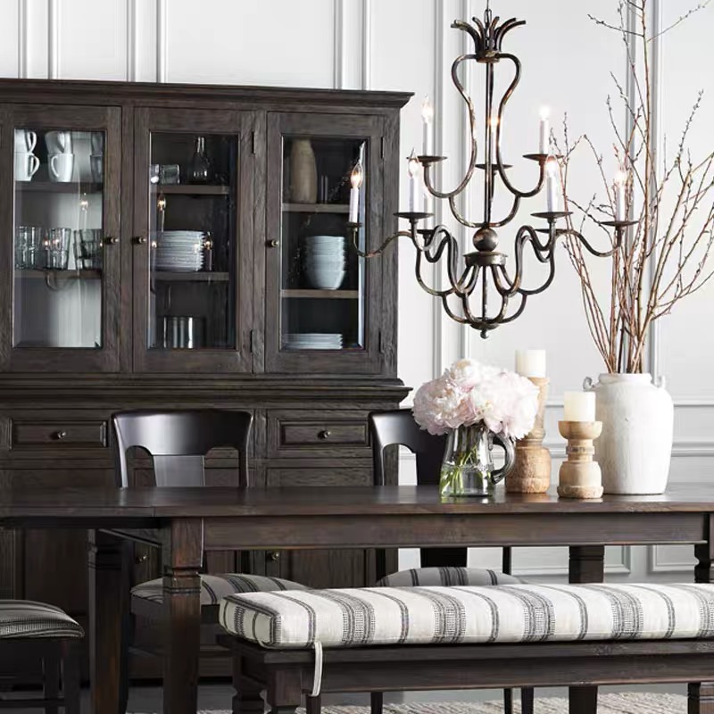 Gothic Grand 12 Light Chandelier 42'' - Silver 