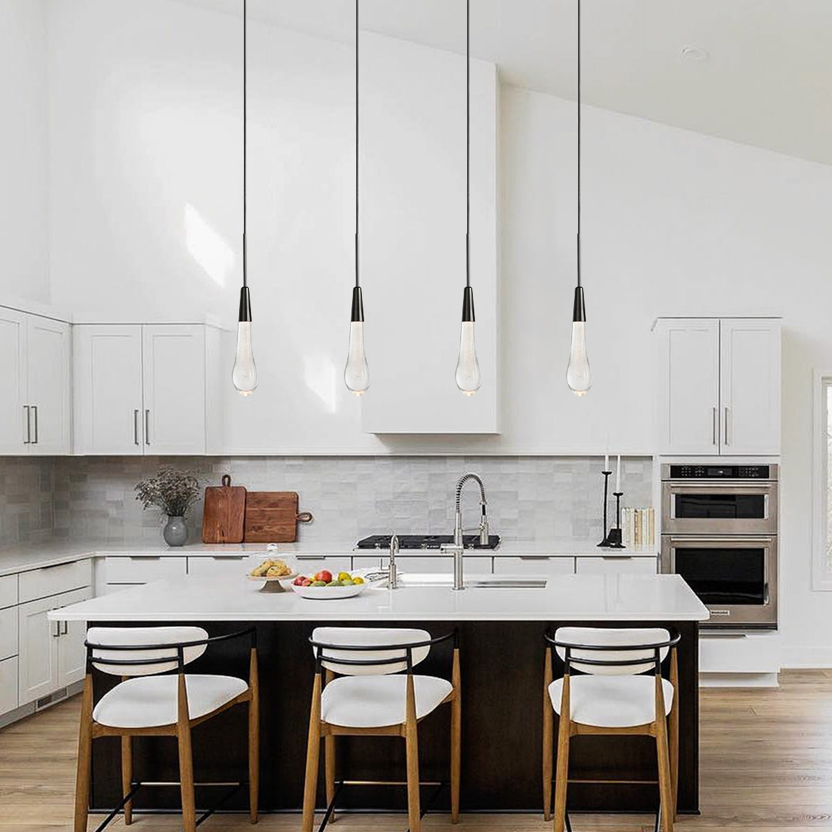 Elara Solitaires Crystal Pendant 2'' 1 light 2 lights#color_bronze,size_1 lights