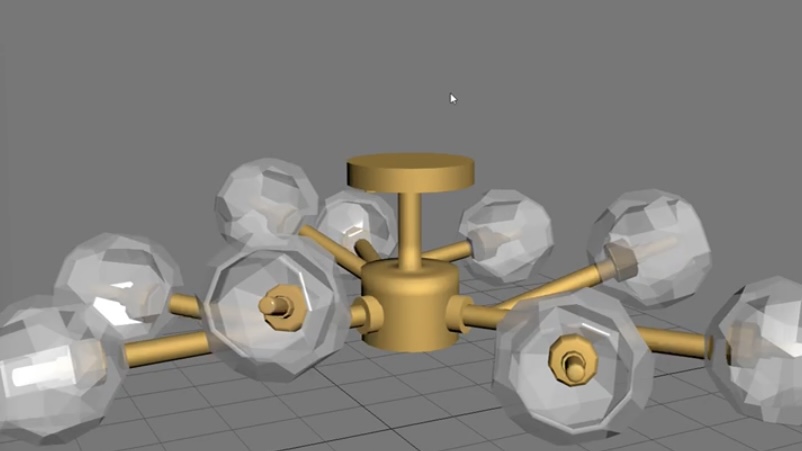 [Custom]Belle De Crystal Ball Chandelier 24"