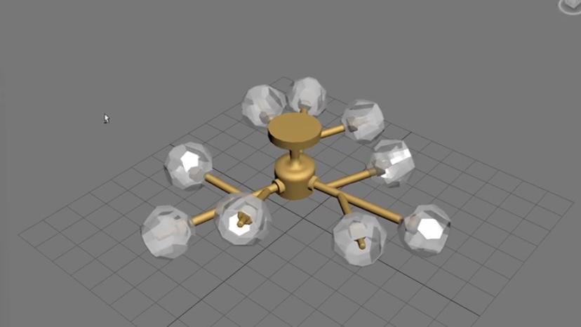 [Custom]Belle De Crystal Ball Chandelier 24"