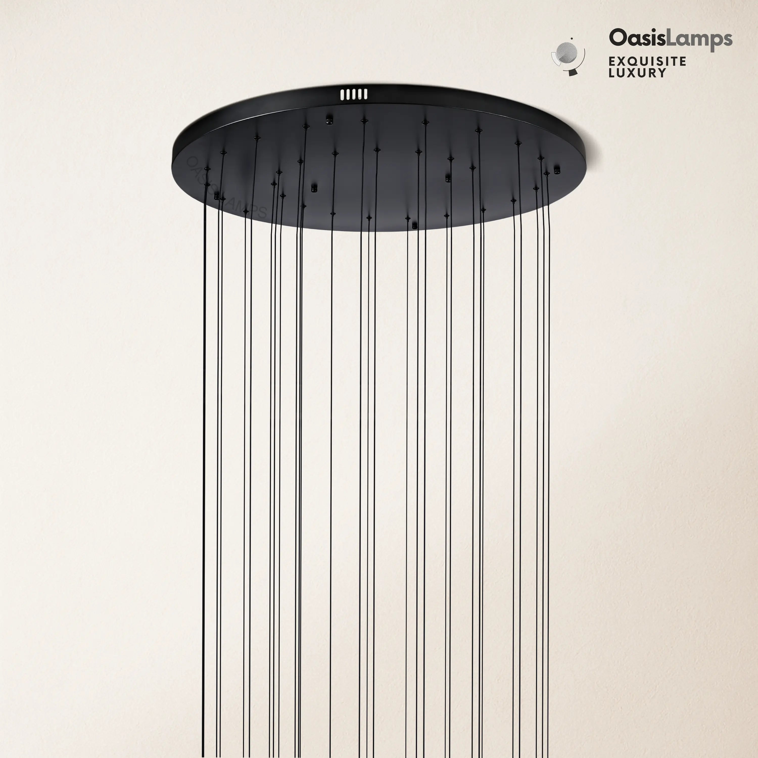 Nova Cascade Modern LED High Ceiling Chandelier 20'' 24''D