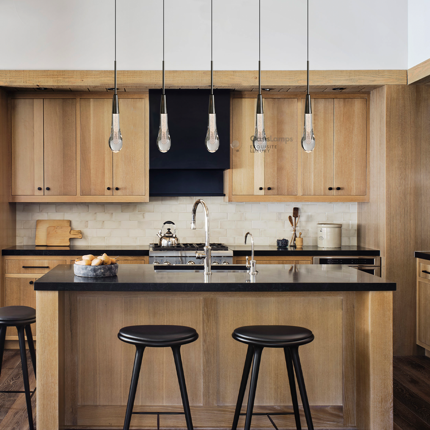 Soltaire Linear Chandelier 22'' 35''W