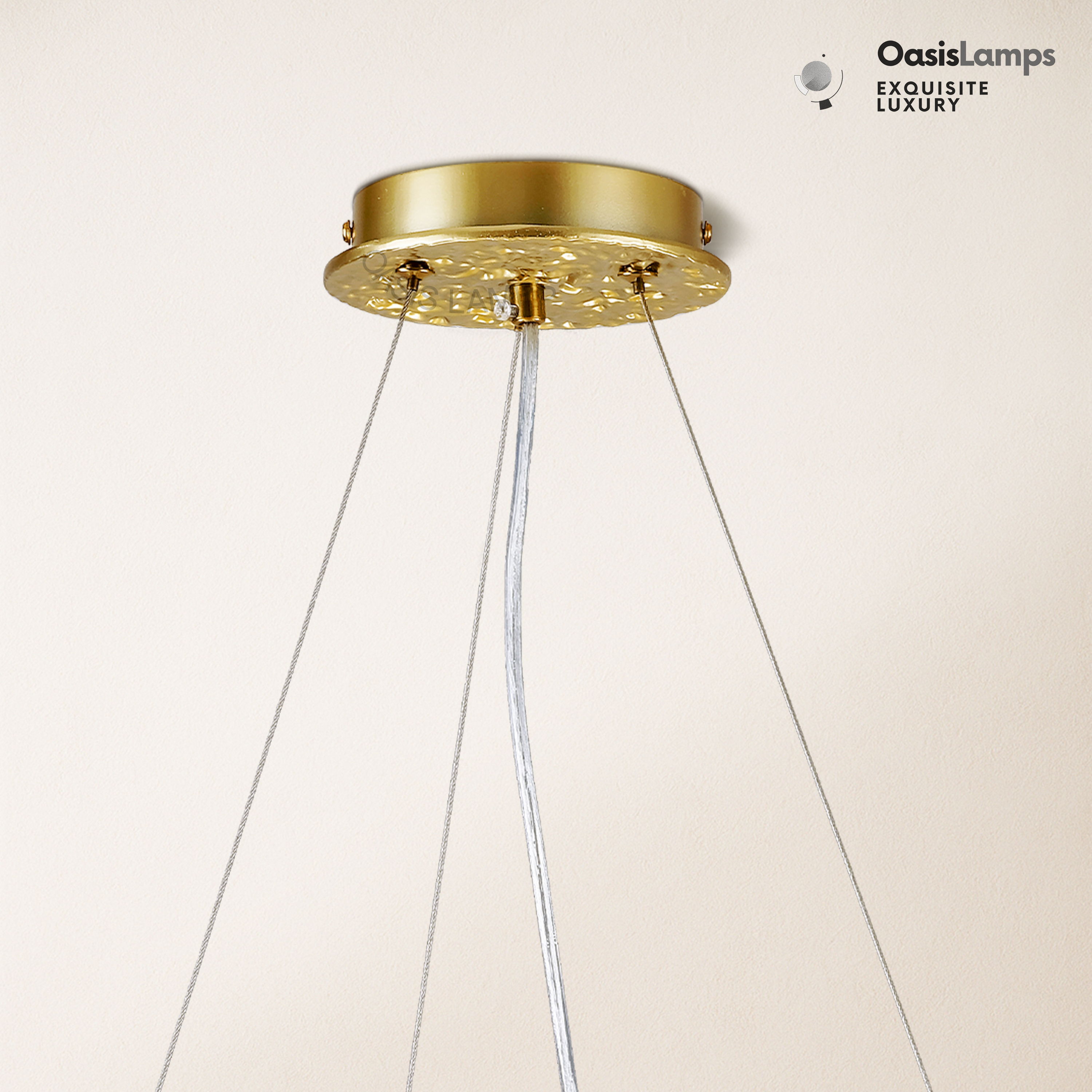 Lustre Branches Crystal Round Chandelier for All Rooms 30" 40"#Color_Brass