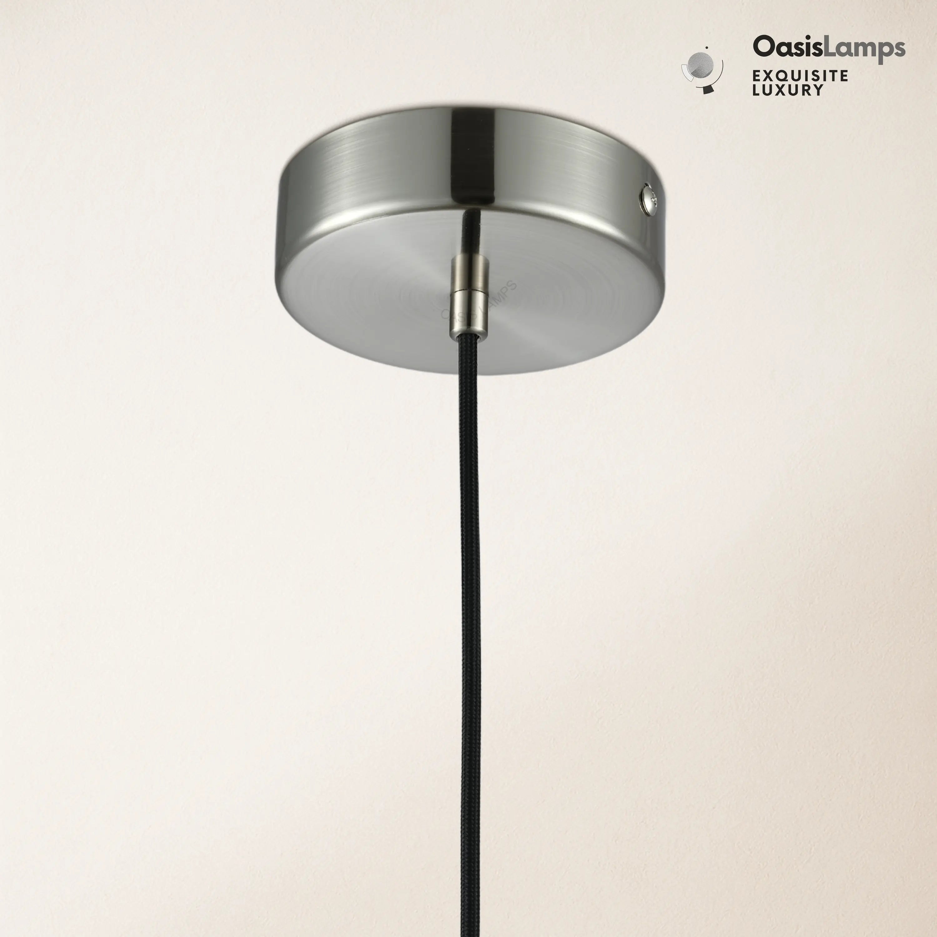 Capus Conical Alabaster Pendant#color_nickel