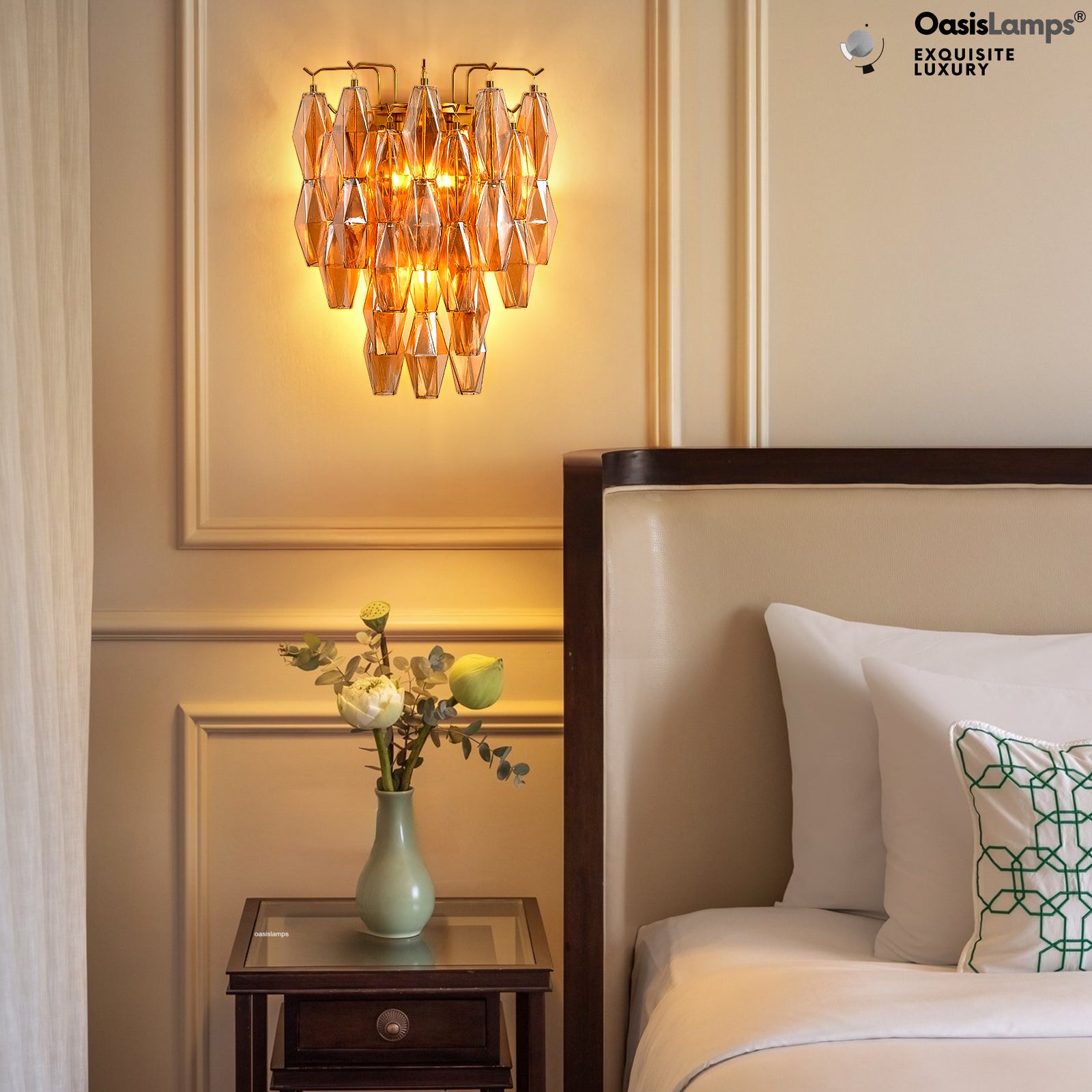 Celestial Drop Wall Sconce 19.6"H#color_brass