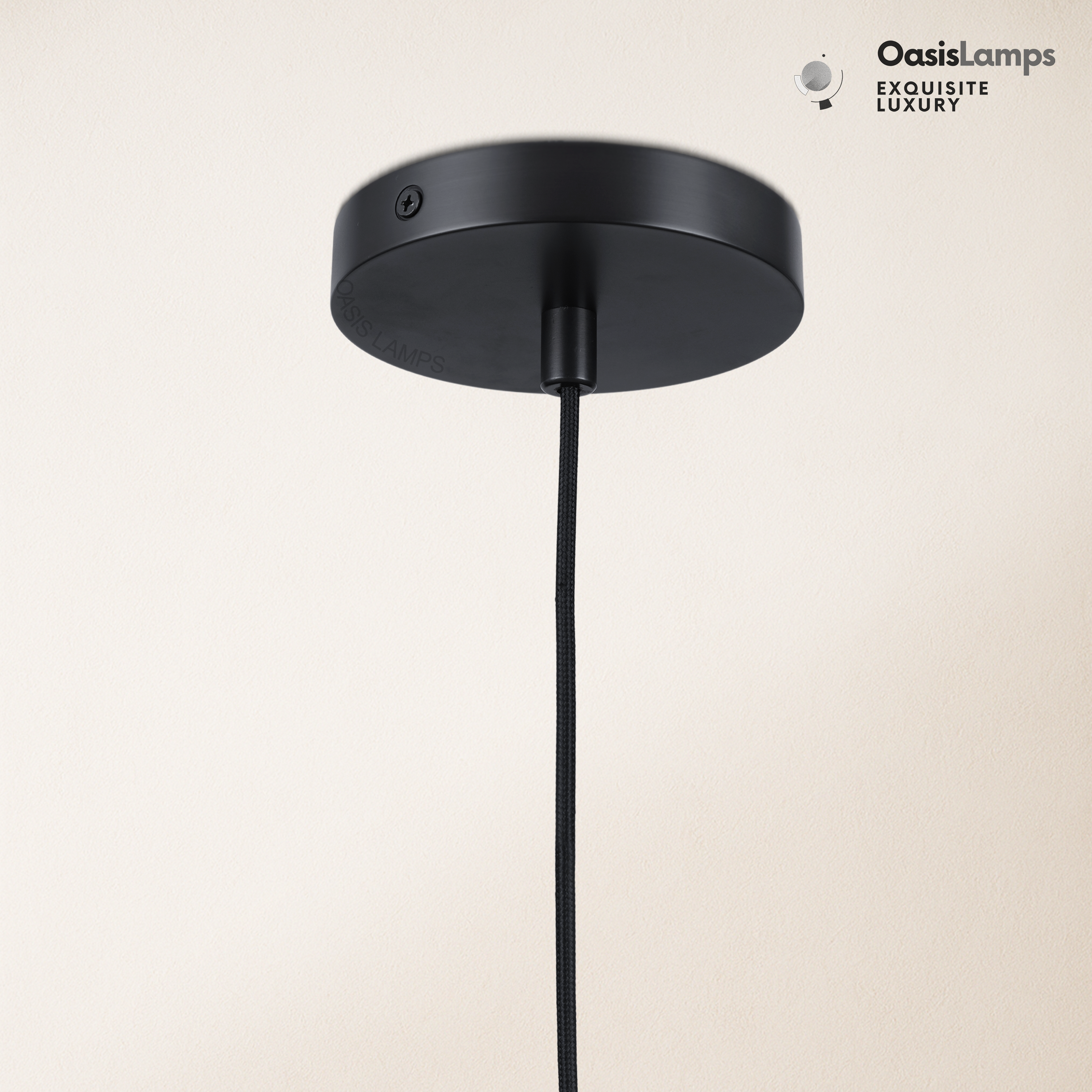 Cylora Glass Tube Pendant#Color_Black