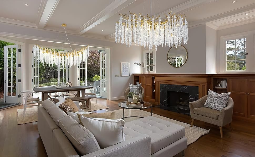 chandeliers for living room