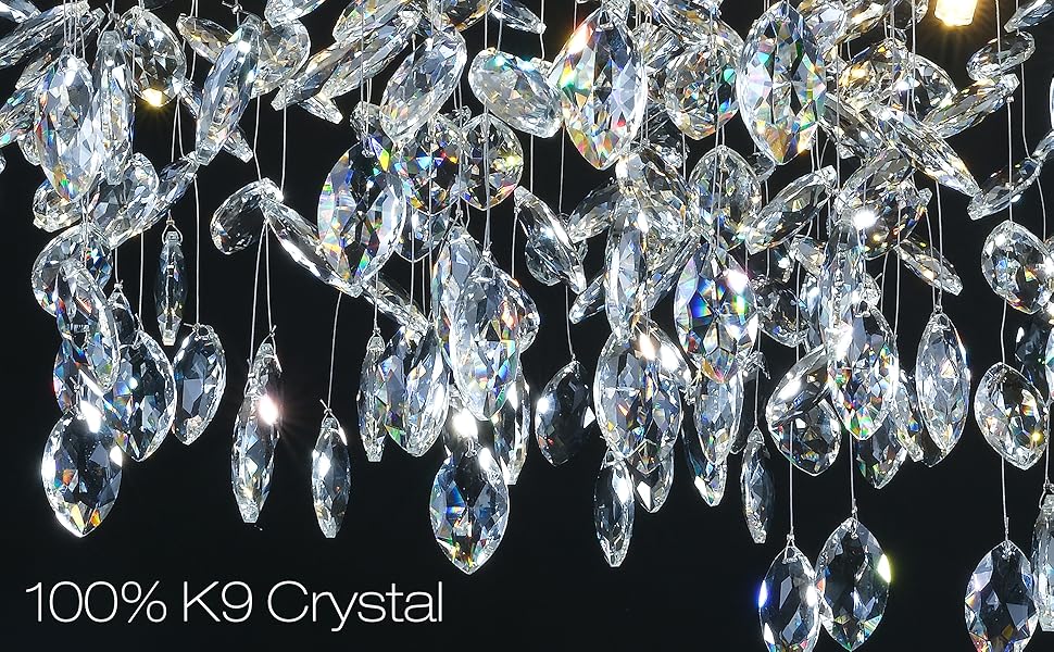 crystal chandeliers