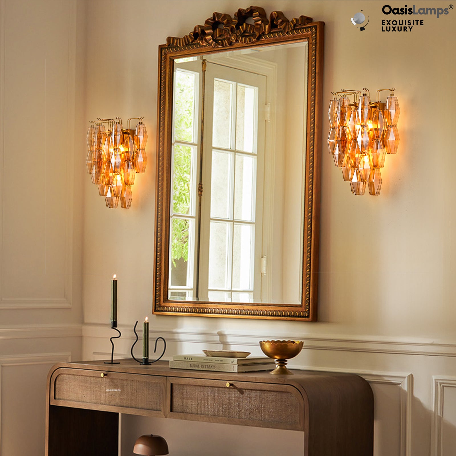 Celestial Drop Wall Sconce 19.6"H#color_brass