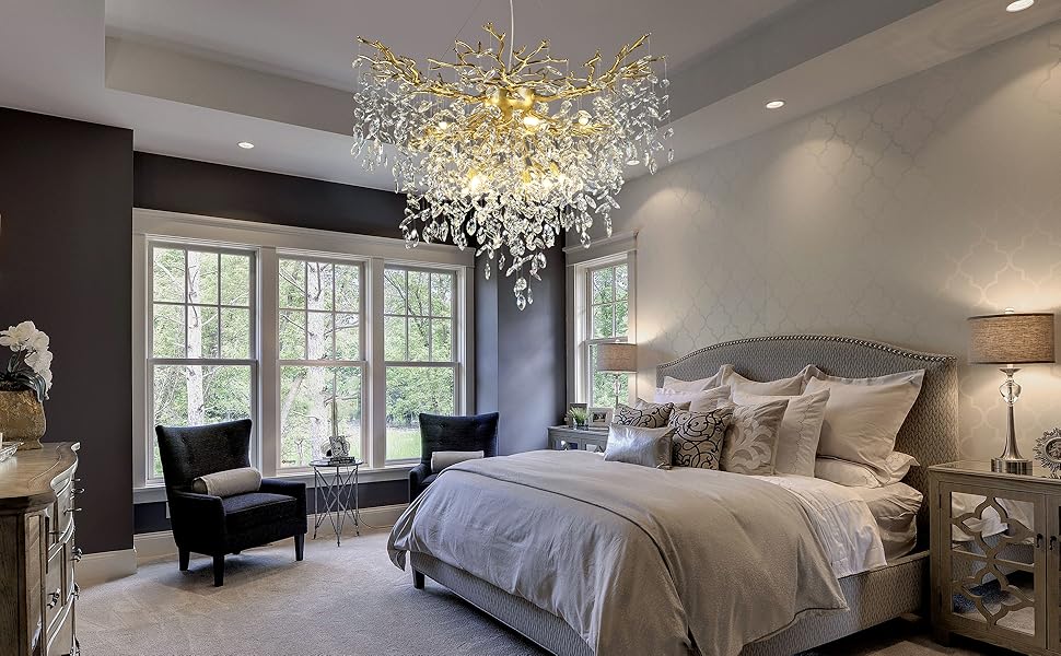 Branch Chandeliers for Staircase, Bedroom