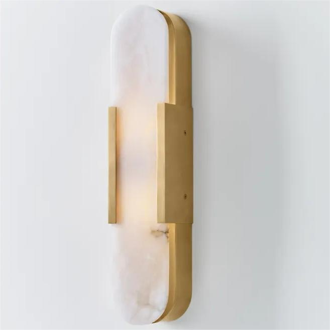 Theseus Alabaster Linear Sconce 10‘’ 20'' 28''H