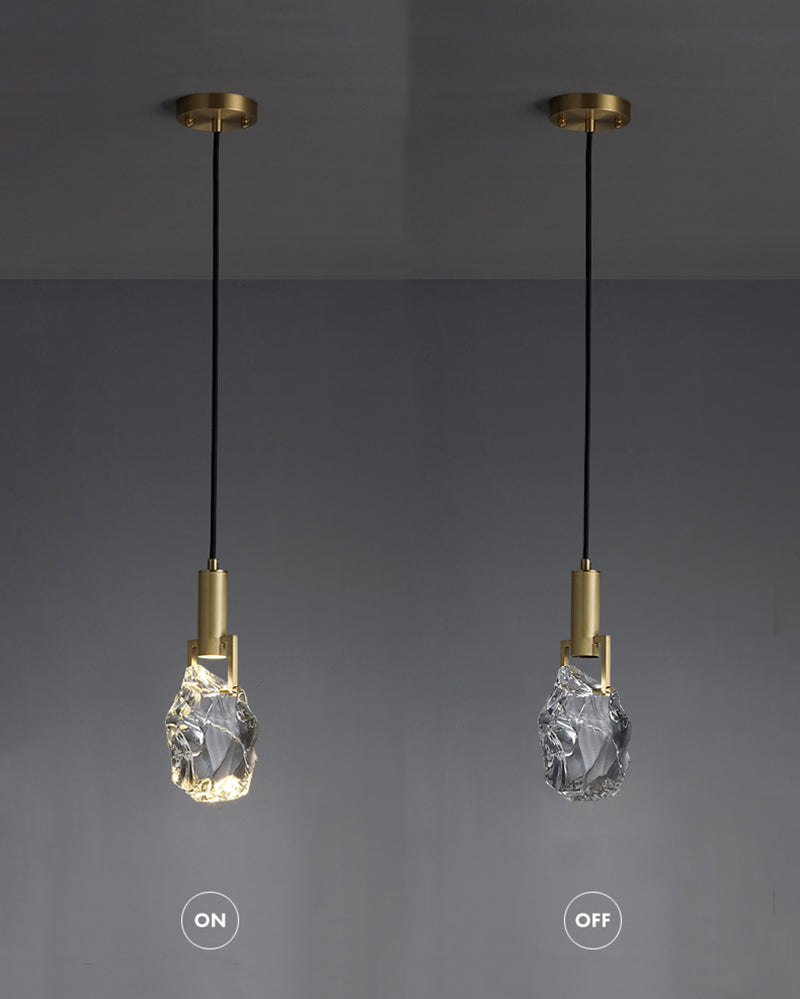 Irregular Crystal Pendant Lighting