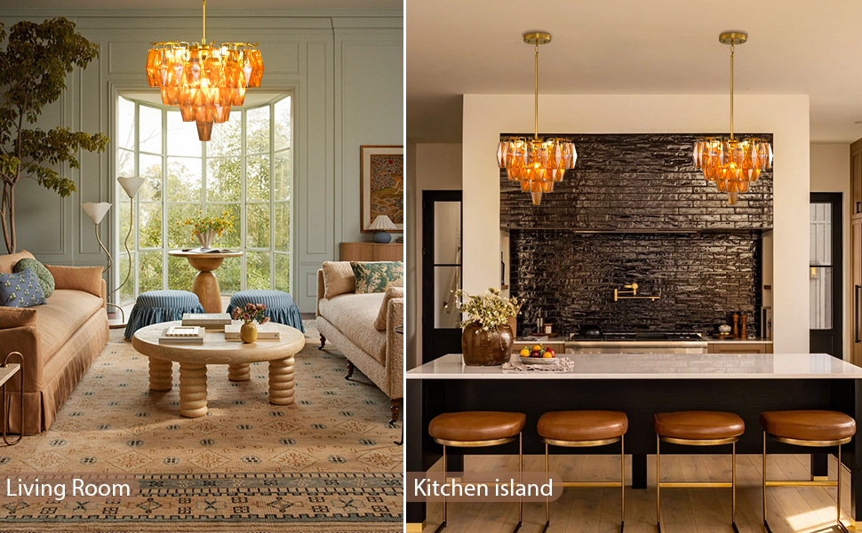 living room chandelier