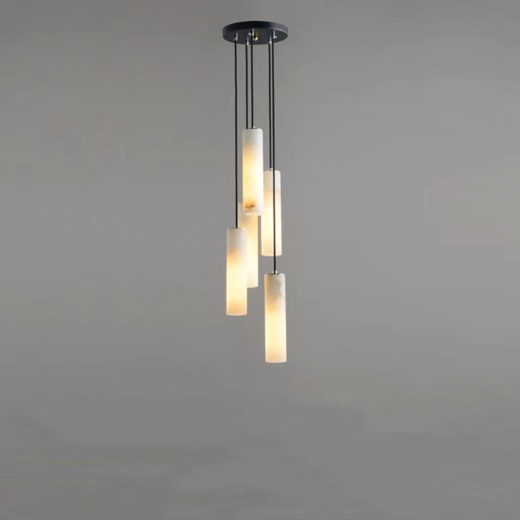 Mont Alabaster Modern Art Round Chandelier