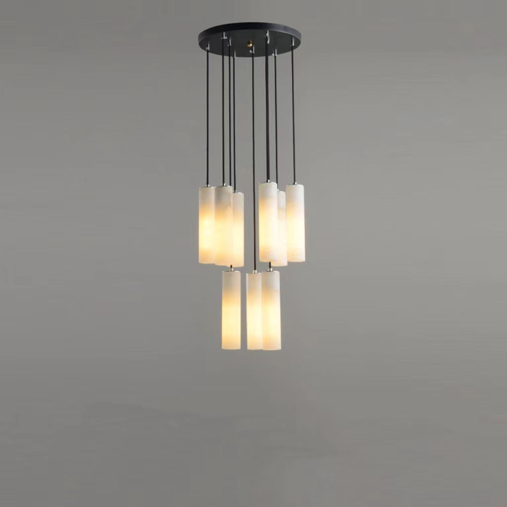 Mont Alabaster Modern Art Round Chandelier