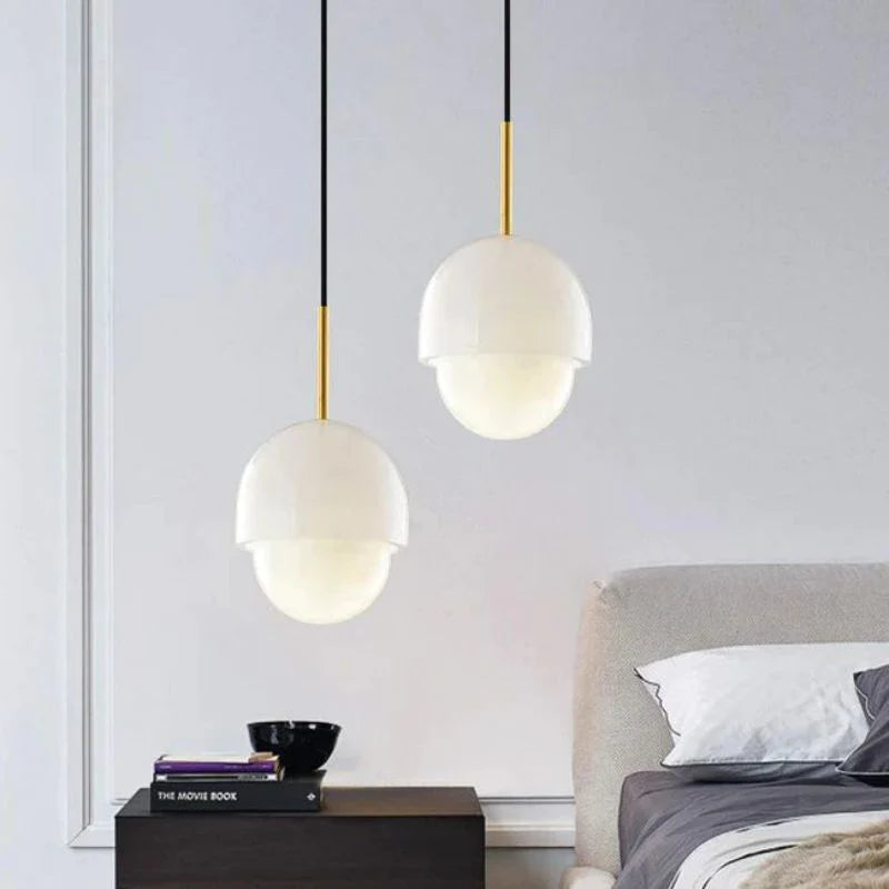Theseus Alabaster Minimalist Pendant Light