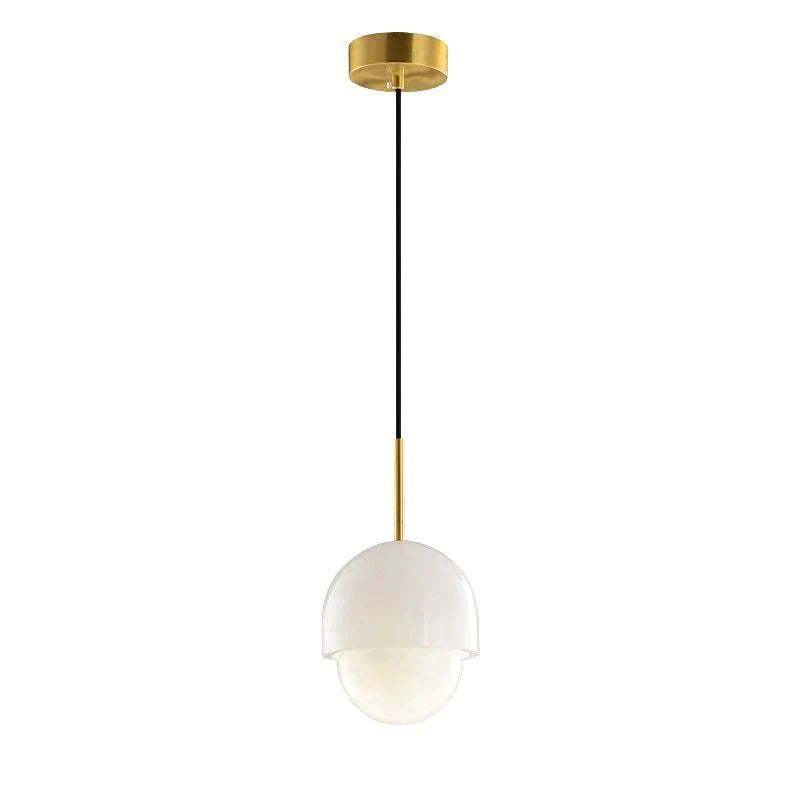 Theseus Alabaster Minimalist Pendant Light