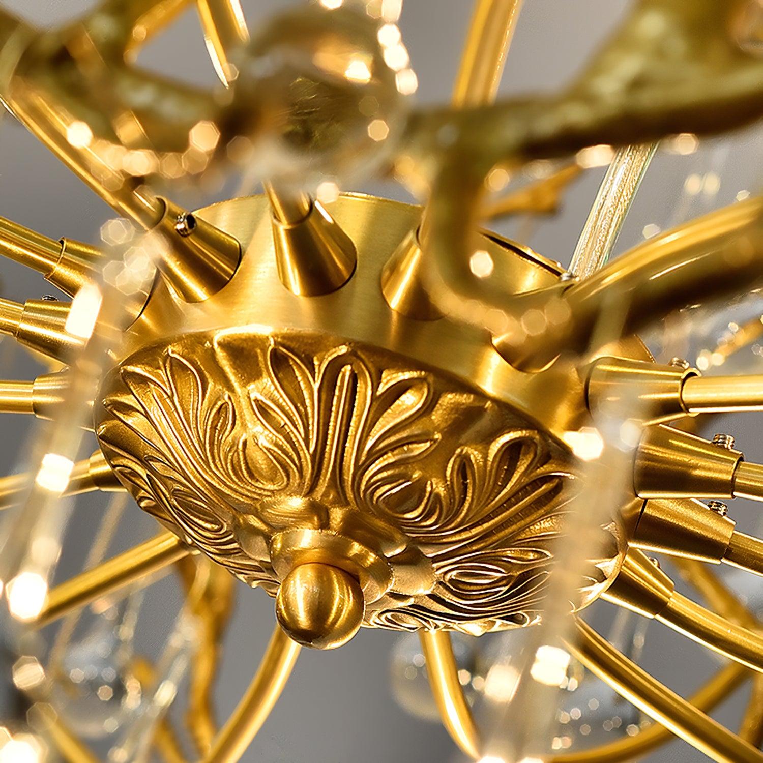 Simsia Tree Branch Bijou Crystal Drop Chandelier 41.3" 47" 59" 70.8" 78.7"L