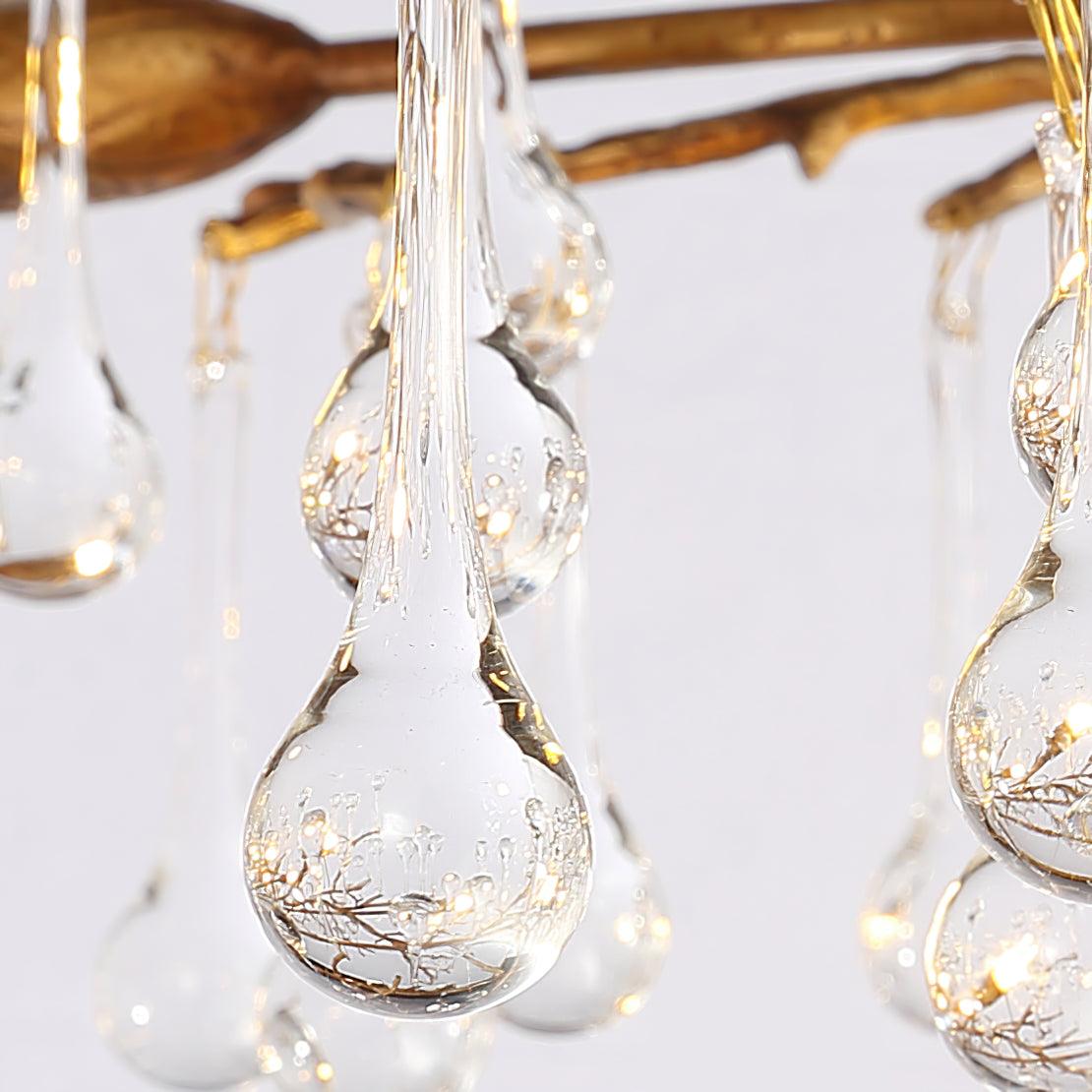 Simsia Tree Branch Bijou Crystal Drop Chandelier 41.3" 47" 59" 70.8" 78.7"L