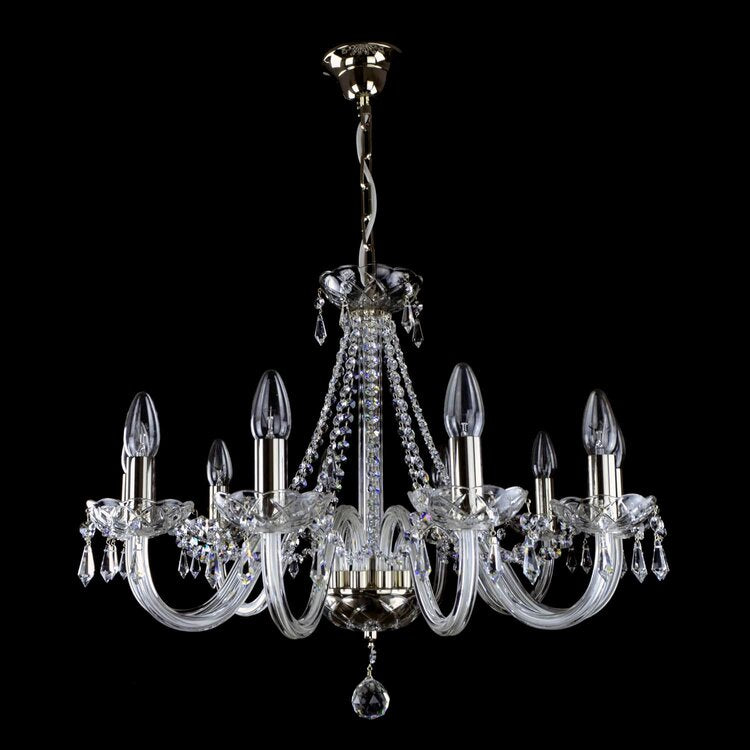 Bonton 10 Light Crystal Chandelier OasisLamps