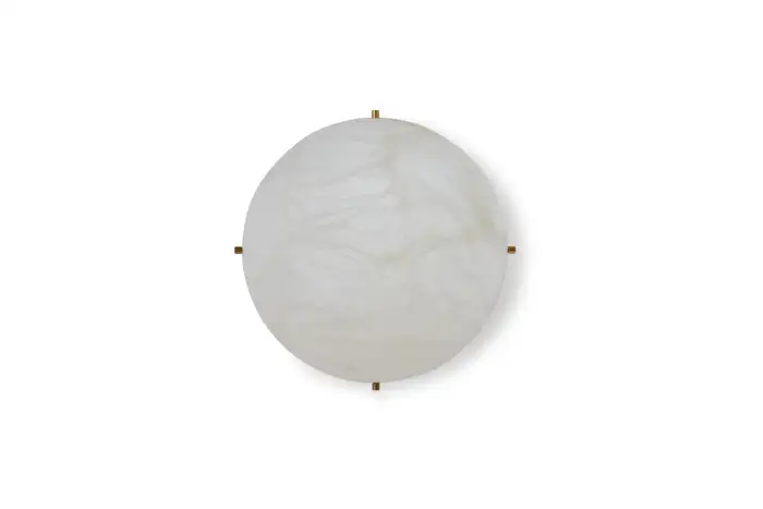 Large 'Moon 4' Alabaster Wall or Ceiling Lamp