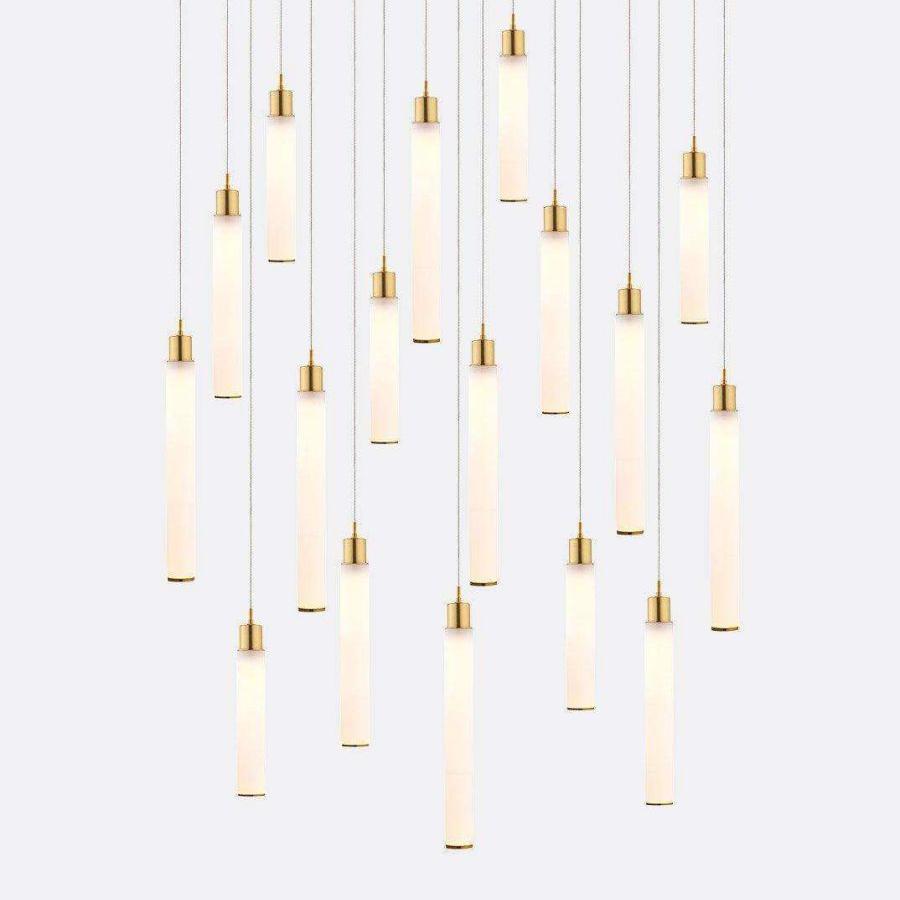 Candle Linear Chandelier 14 lights