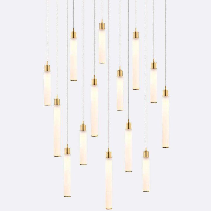 Candle Linear Chandelier 14 lights