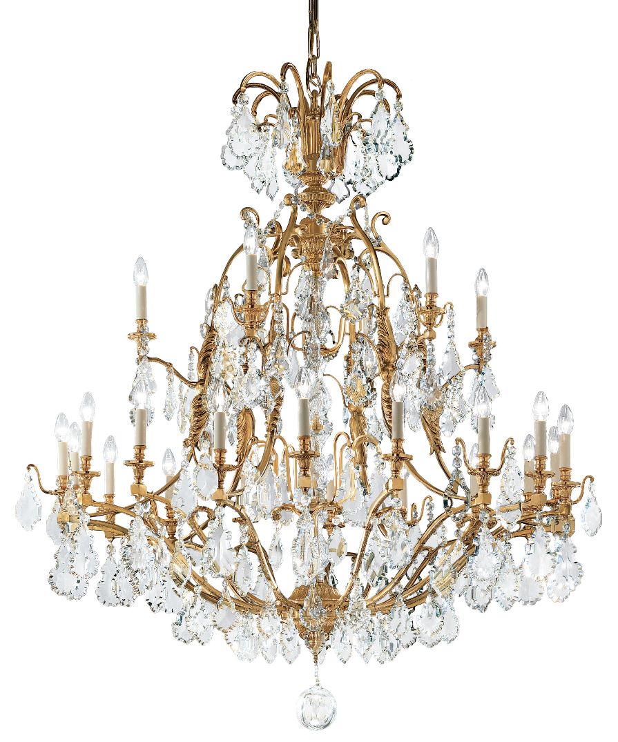 Carlton Crystal Glass Chandelier VF316AFG - (Multiply Finishes) -OasisLamps