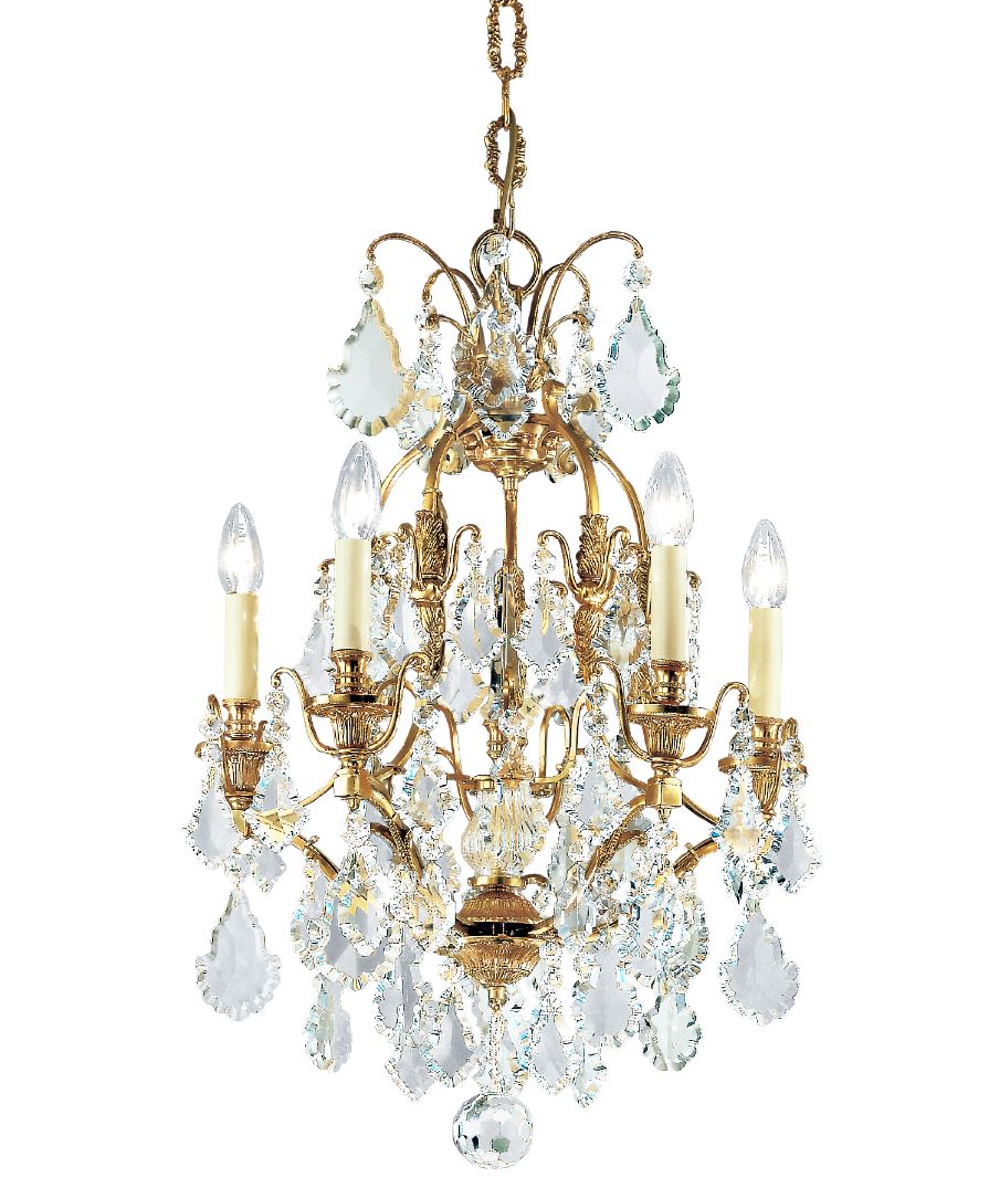 Carlton Crystal Glass Chandelier VF325AFG - (Multiply Finishes) -OasisLamps