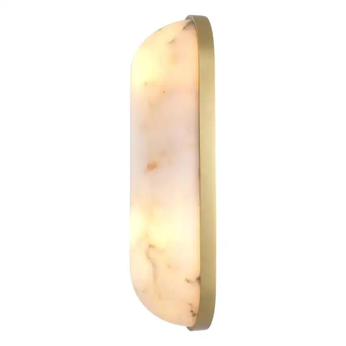 Kay Brass Alabaster Wall Light 16''H