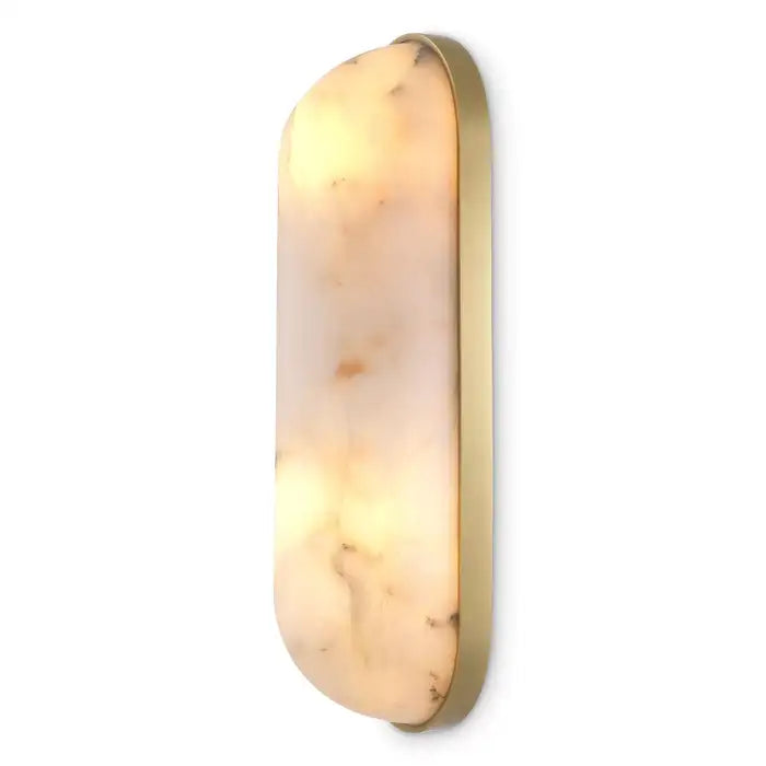Kay Brass Alabaster Wall Light 16''H