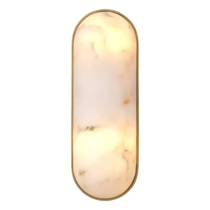 Kay Brass Alabaster Wall Light 16''H