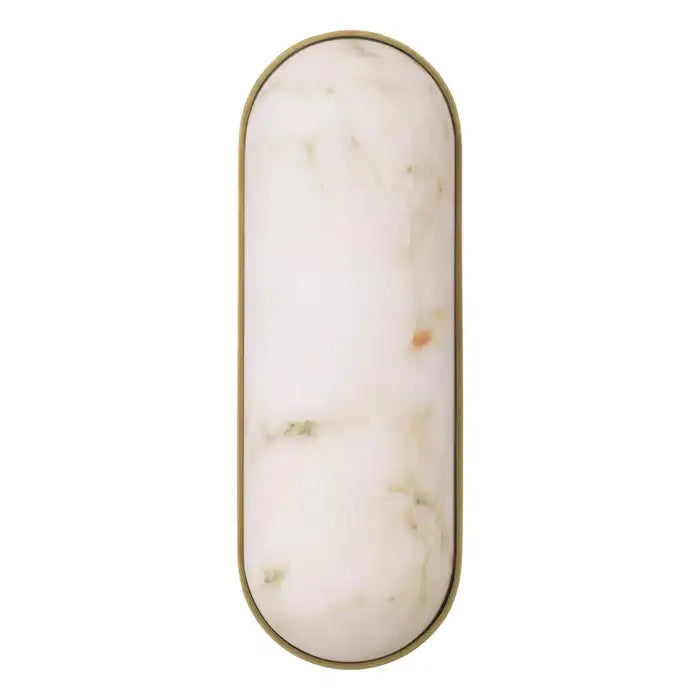 Kay Brass Alabaster Wall Light 16''H