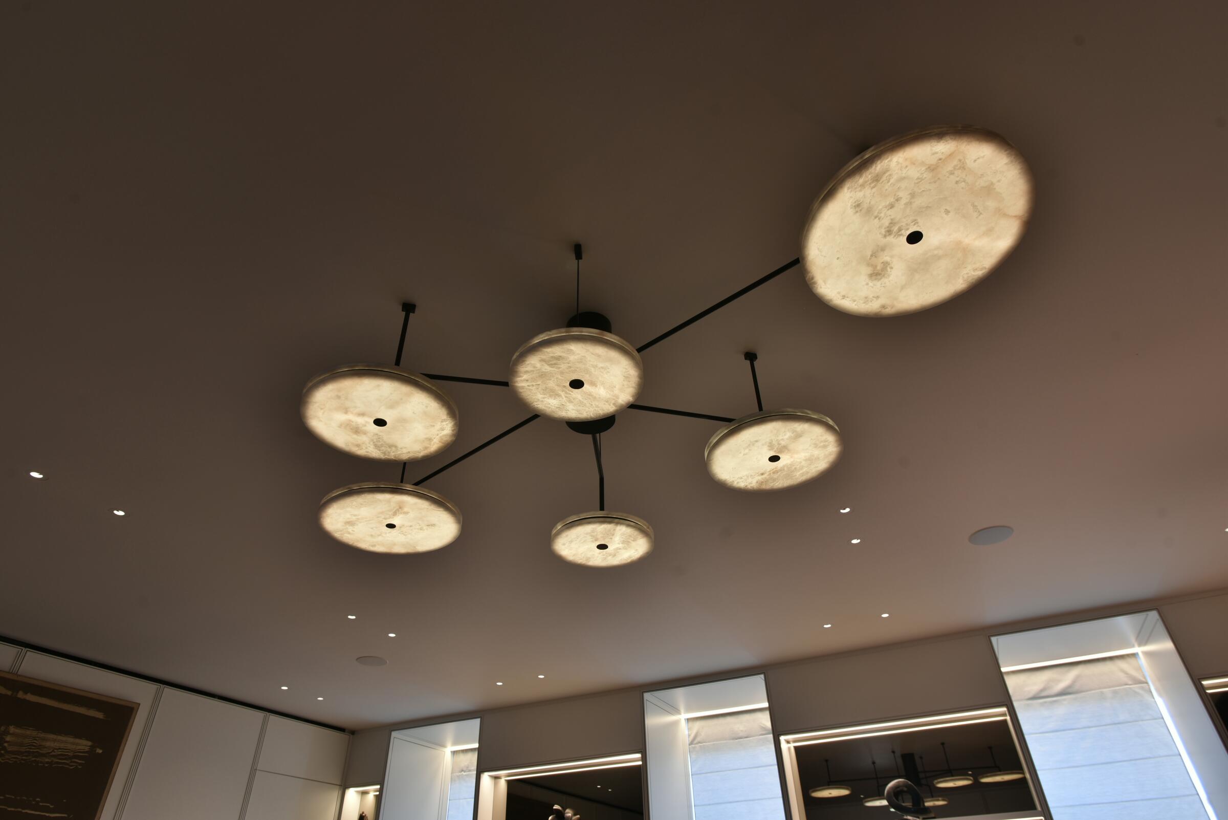 THESEUS ALABASTER Evasion Ceiling Light