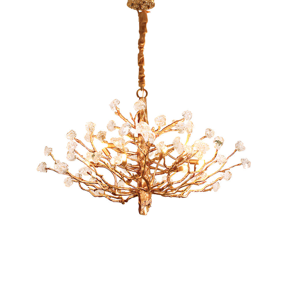 Flora Gemstone Branch Chandelier