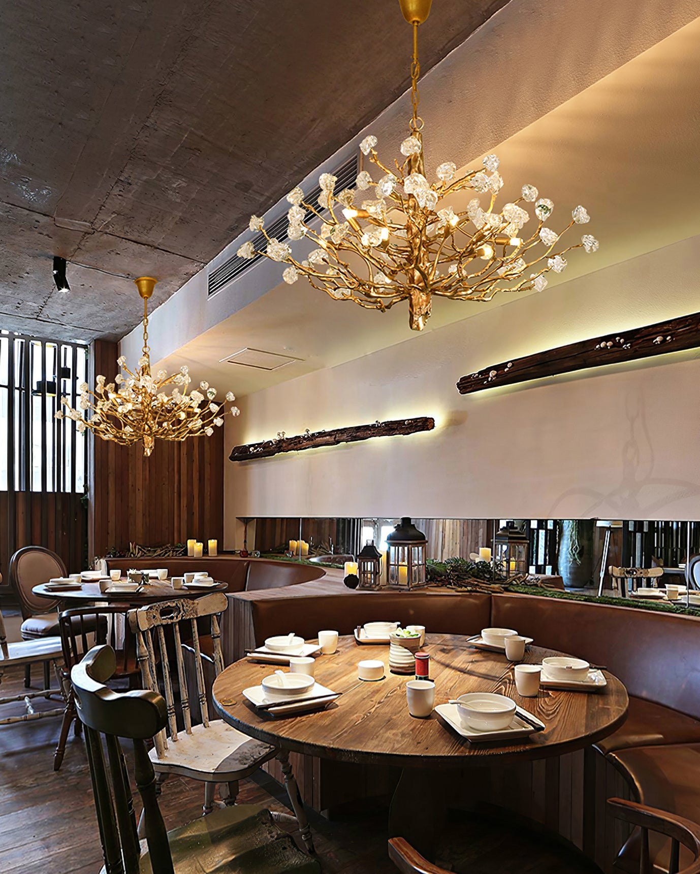 Flora Gemstone Branch Chandelier