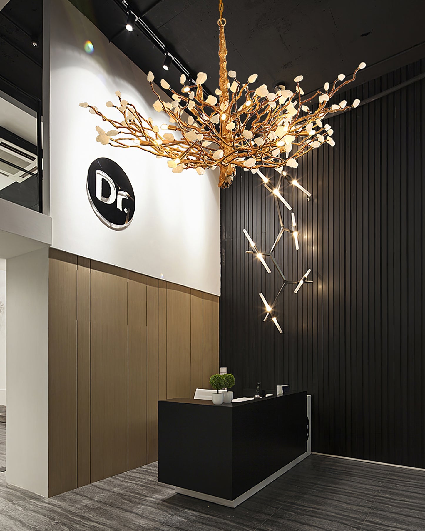 Flora Gemstone Branch Chandelier