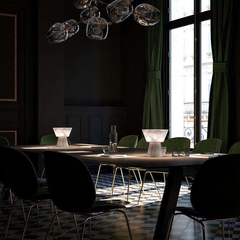 Dadaly Henry Small Art Alabaster Table Lamp