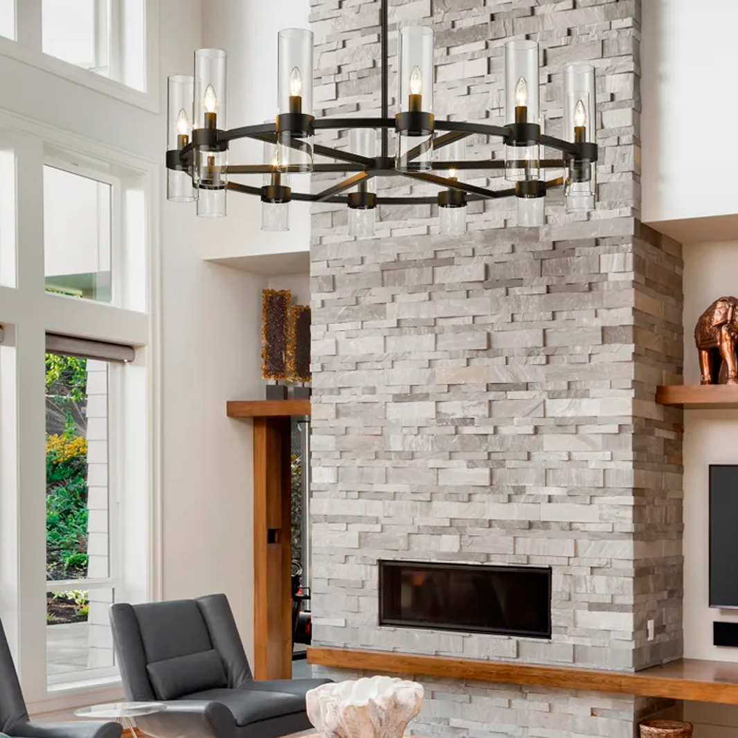 Brio Round Chandelier 26'' 32'' 44''D