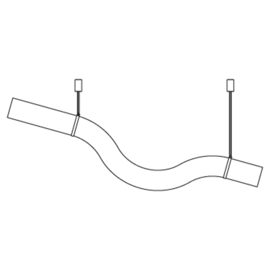 Simplicity Alabaster Linear Chandelier 51'' 55'' 60'' 61'' 65''W