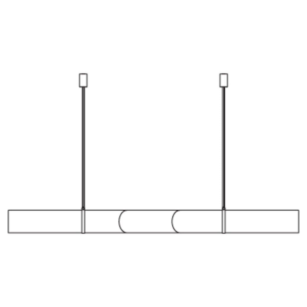 Simplicity Alabaster Linear Chandelier 51'' 55'' 60'' 61'' 65''W